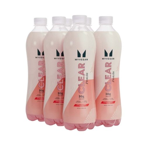 Clear Vegan Protein Water - Eper 6 x 500ml