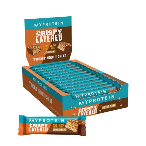 Myprotein Crispy Layered Bar - Csokoládé Karamel - 12x58g